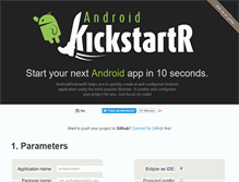 Tablet Screenshot of androidkickstartr.com